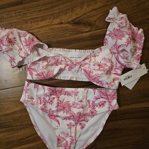 Janie and Jack Tropical Pink Kids Bikini